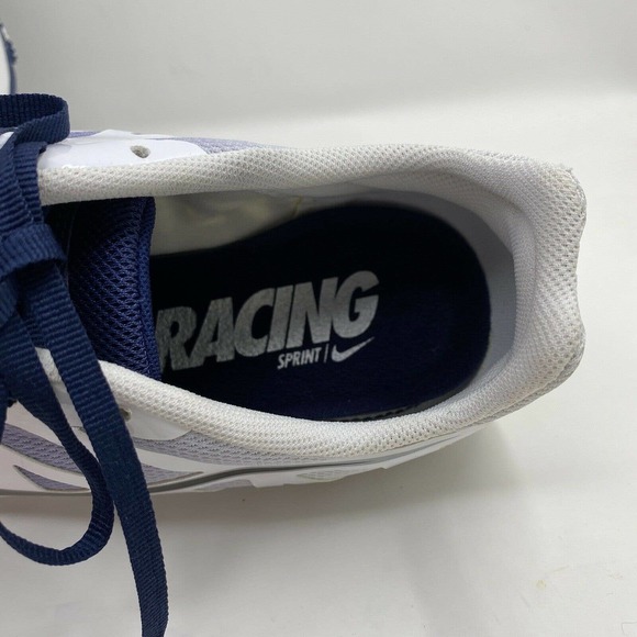 Nike Zoom Rival S 6 Spikes Navy White New with Box - Picture 4 of 9